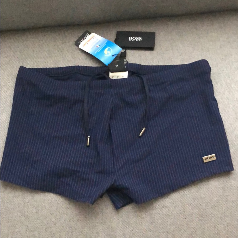 Hugo Boss Tilefish Blue Swim Trunk